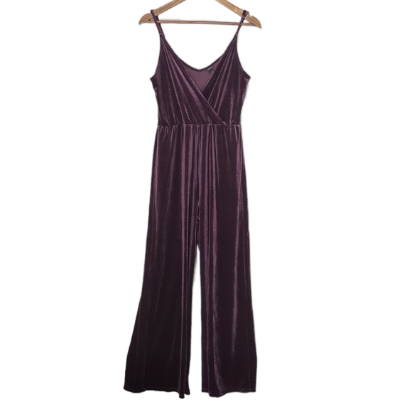 Wild Fable Velvet V-Neck Sleeveless Jumpsuit Size S - Picture 4 of 12